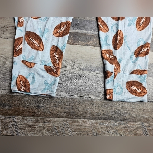 Posh Peanut Adult Jogger Pajama Pants Loungewear Football theme Size 2XL - Picture 2 of 5